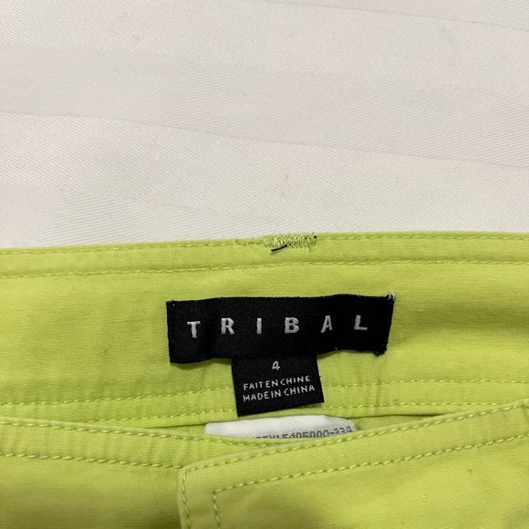 TRIBAL Green Shorts US 4 - Picture 5 of 5